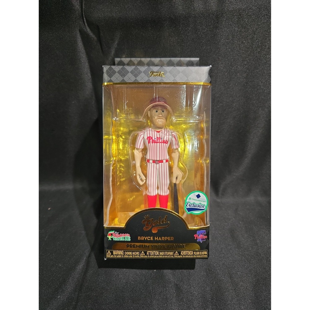 Funko Pop GOLD Bryce Harper MLB Philadelphia Phillies Citizens Bank Park Figure